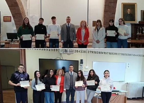 CERIMONIA DI PREMIAZIONE - BANDO DI CONCORSO - STUDENTI DEL LICEO JACOPONE DA TODI. ANNO SCOLASTICO 2025/2026