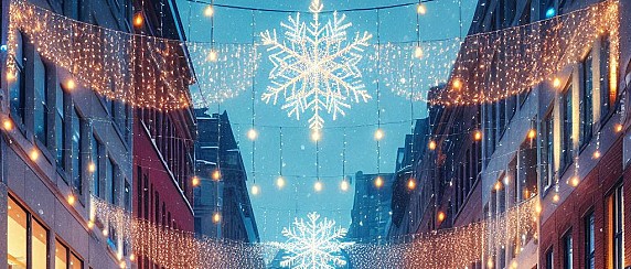 Accensione luminarie e albero di Natale