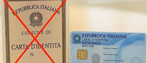 AVVISO scadenza carte d'identità cartacee
