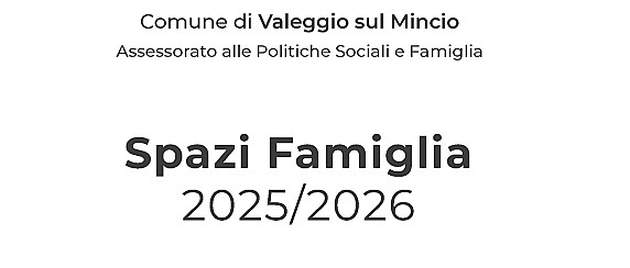 Spazi Famiglia per bambini da 1 a 3 anni, iscrizioni fino al 26 novembre