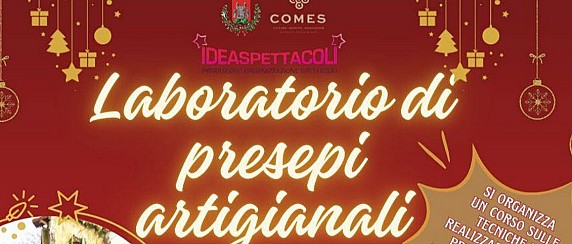Laboratorio di presepi artigianali. Appuntamento con gli iscritti presso Centro documentazione lunedi 24/11/25, dalle ore 16,00 alle 19,00