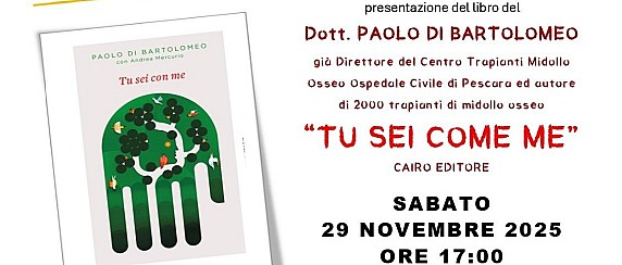 Presentazione del libro “Tu sei come me” di Paolo Di Bartolomeo