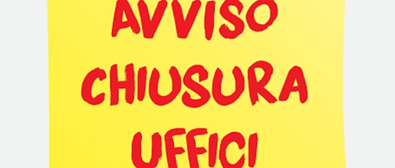 📢 Chiusura Straordinaria Uffici Demografici e Ragioneria