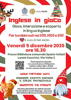 inglese in gioco 5 DICEMBRE 2025