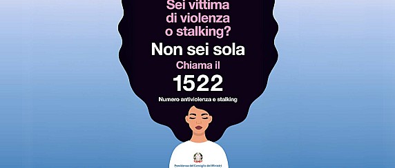 1522 è il numero nazionale antiviolenza e stalking