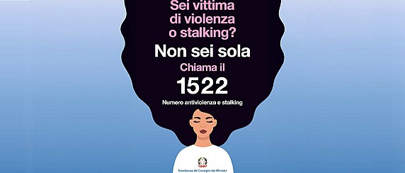 1522 è il numero nazionale antiviolenza e stalking