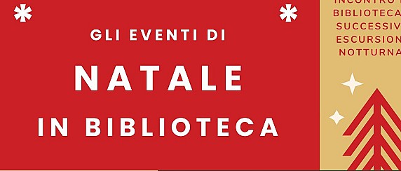 EVENTI DICEMBRE IN BIBLIOTECA