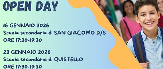 Scuola secondaria di San Giacomo delle Segnate e di Quistello - OPEN DAYS