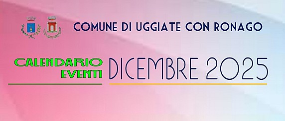 Calendario eventi Dicembre 2025