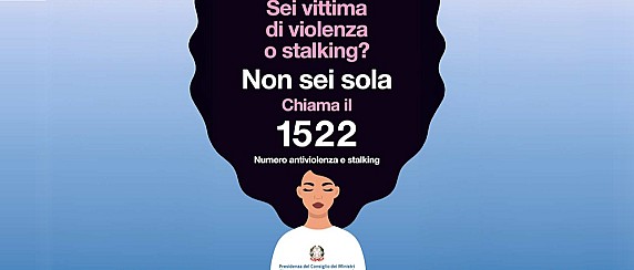 1522 è il numero nazionale antiviolenza e stalking