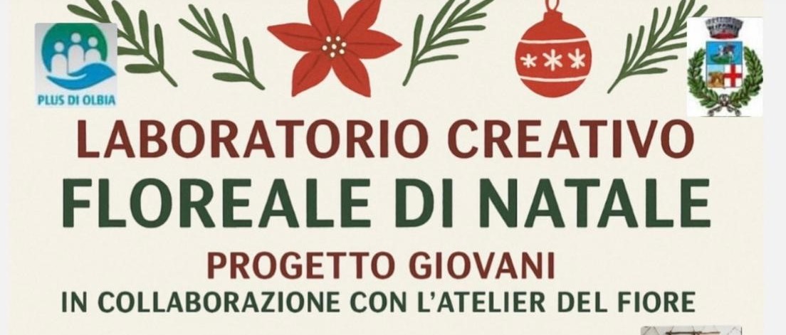 Laboratorio creativo floreale di Natale per i giovani