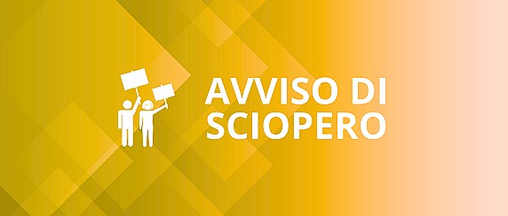 AVVISO DI SCIOPERO