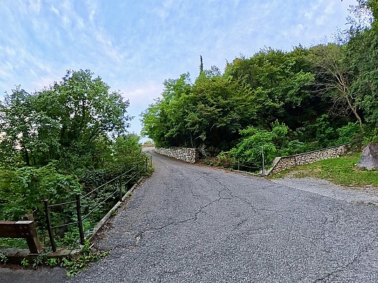 Uno dei punti più rpidi di via San Rocco II