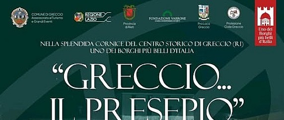 "Greccio...il presepio" - XXVII Mostra mercato dell'artigianato e dell'oggettistica per il presepio - ed. 2025.