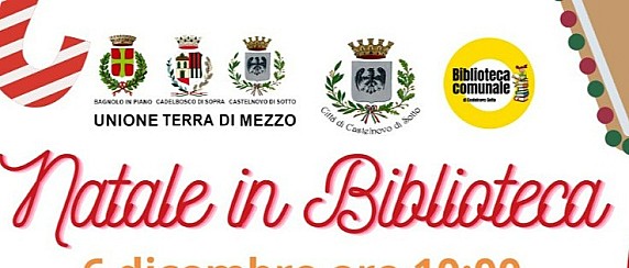 In dicembre quattro appuntamenti con il “Natale in biblioteca”