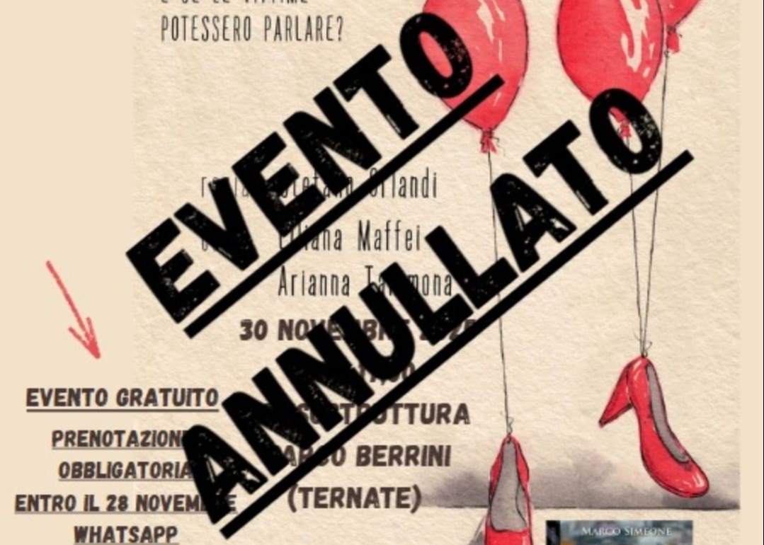 Giornata internazionale contro la violenza sulle donne - spettacolo teatrale "Ferite a morte" - EVENTO ANNULLATO
