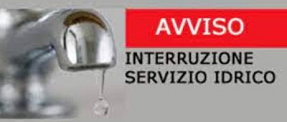 Sospensione erogazione idrica – Martedì 2 Dicembre 2025