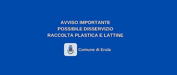 Avviso ai cittadini – Possibili disservizi nella raccolta di plastica e lattine