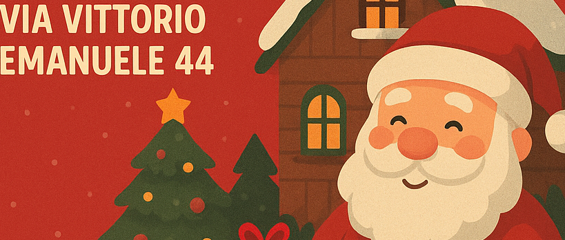 Inaugurazione Casa di Babbo Natale: 1 Dicembre ore 17,30 presso Centro Enogastronomico