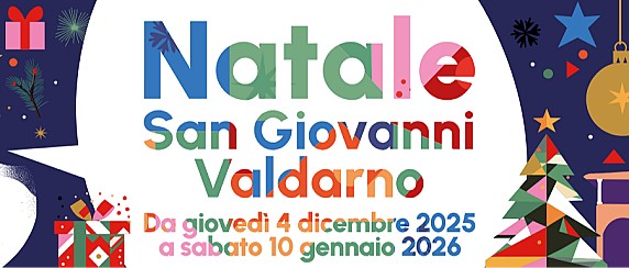 San Giovanni Valdarno accende il Natale 2025