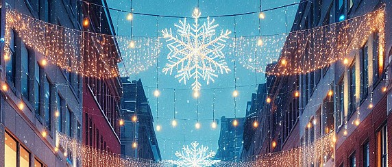 Accensione luminarie natalizie