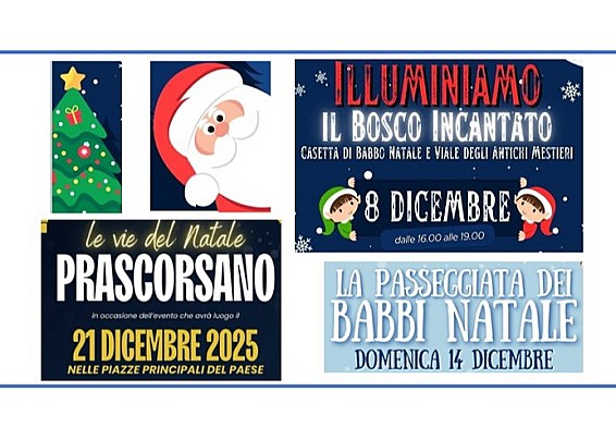 Eventi paesi vicini: Prascorsano,                                                                                                                                                  Dicembre 2025