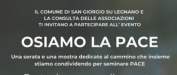 Osiamo la pace
