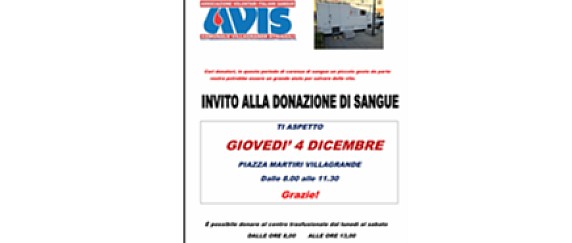 A.V.I.S. Associazione volontari italiani sangue