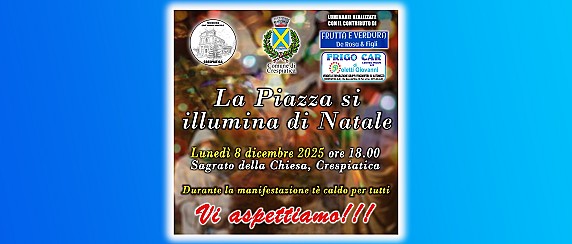 La Piazza si illumina di Natale