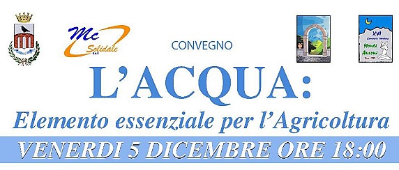 L'acqua: Elemento essenziale per l'Agricoltura