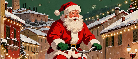 Pedalata di Babbo Natale
