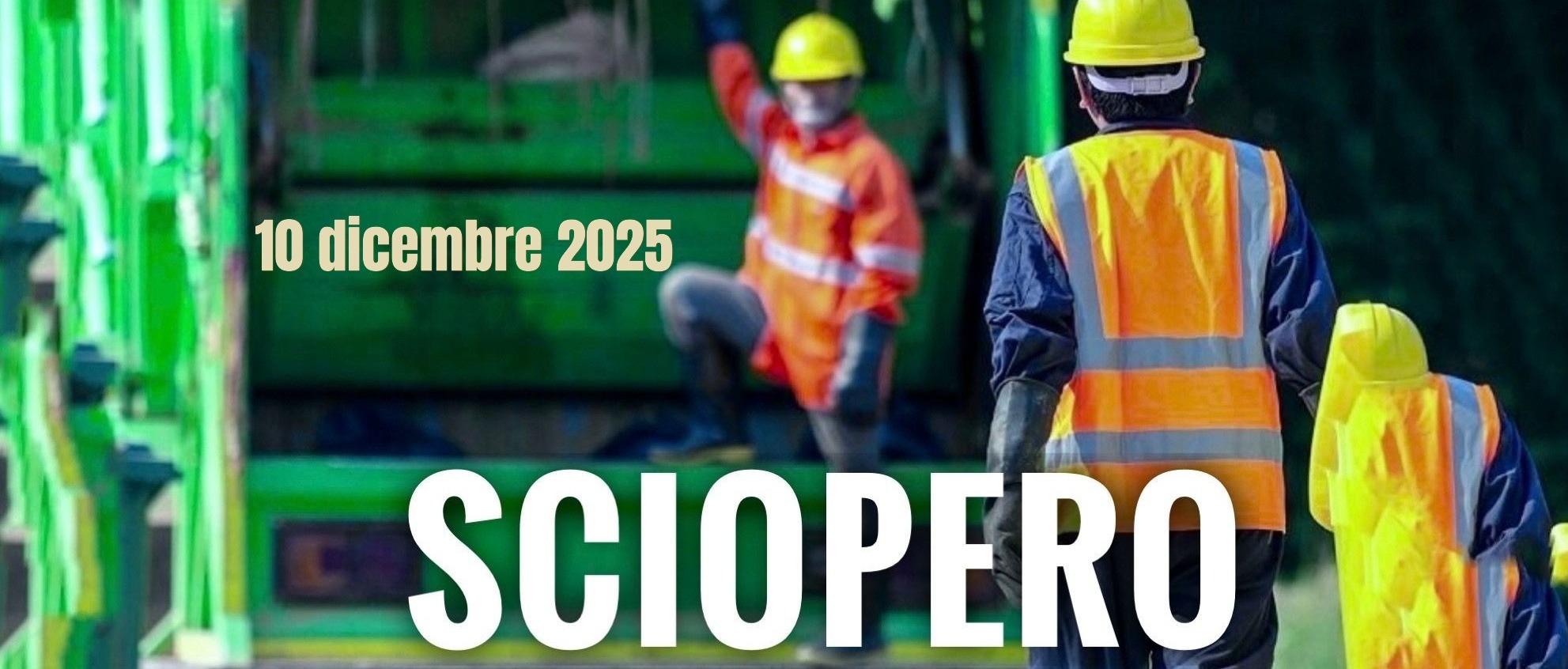 Avviso Sciopero nazionale settore igiene ambientale
