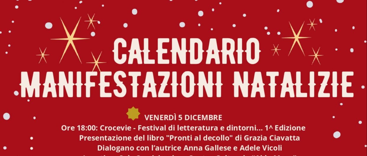 Calendario manifestazioni Natalizie 2025-2026