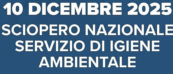 SCIOPERO DEL GIORNO 10 DICEMBRE 2025
