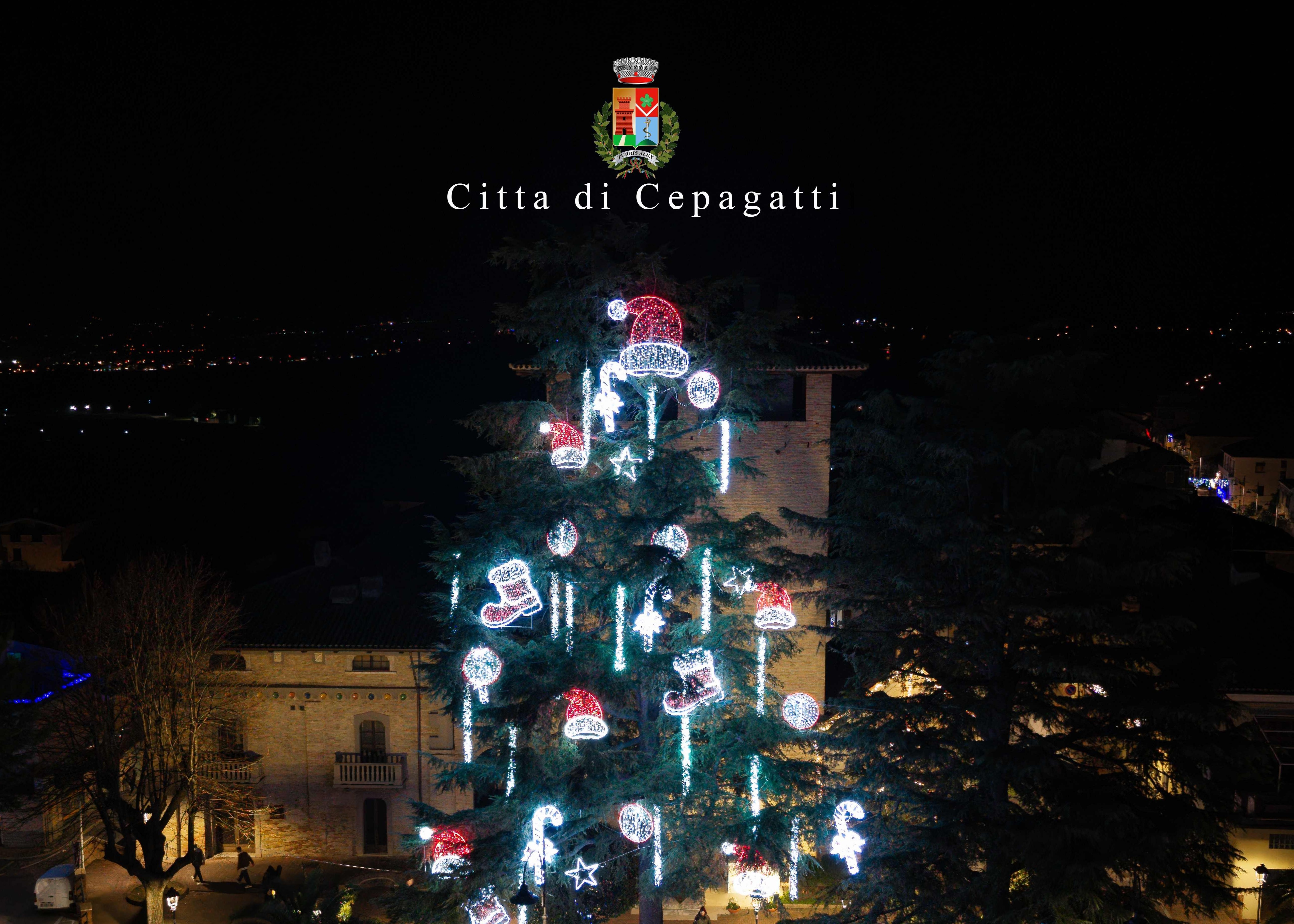 Accensione dell'albero di Natale 8 dicembre 2025