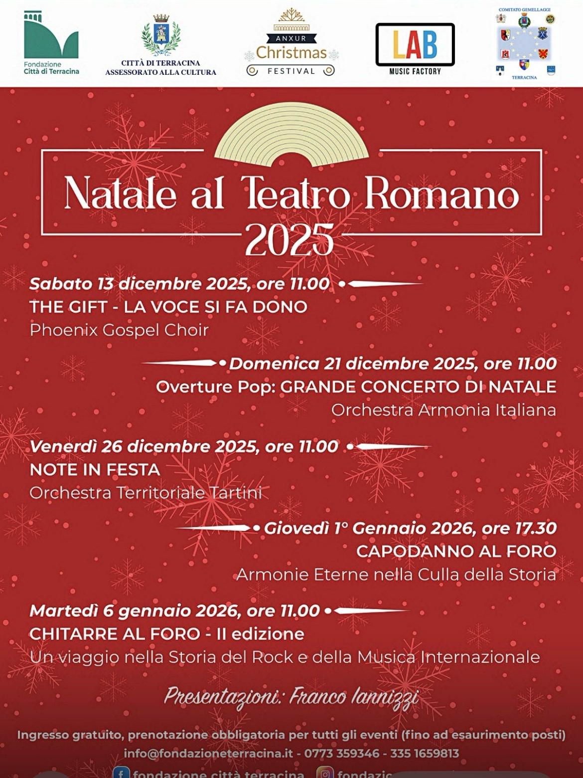 Natale al Teatro Romano 2025