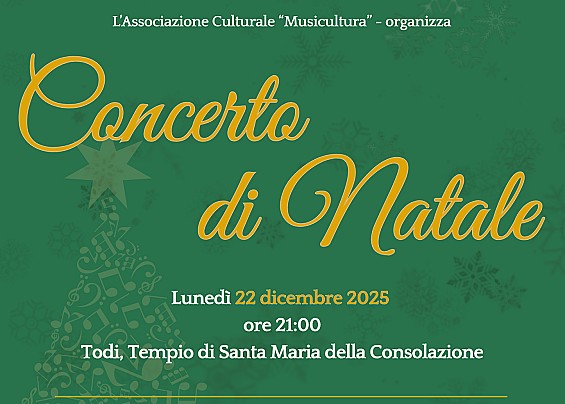 Musica, Spiritualità e Comunità: Grande Concerto di Natale al Tempio della Consolazione di Todi