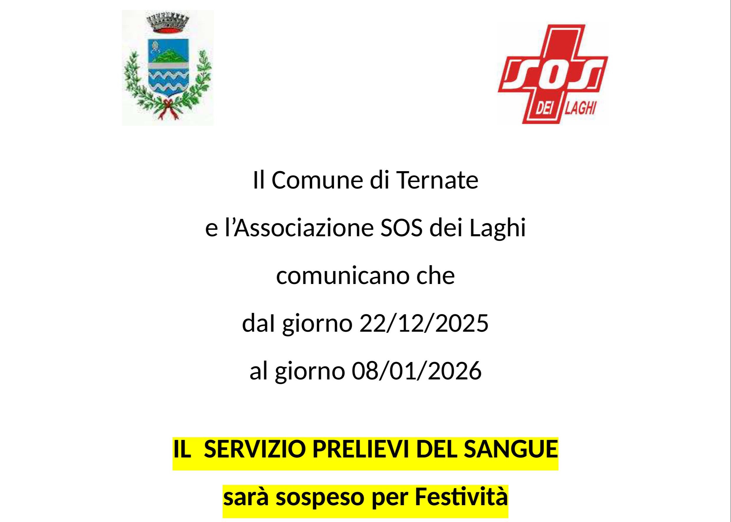 Servizio prelievi del sangue