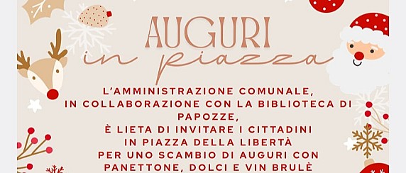 Auguri in piazza