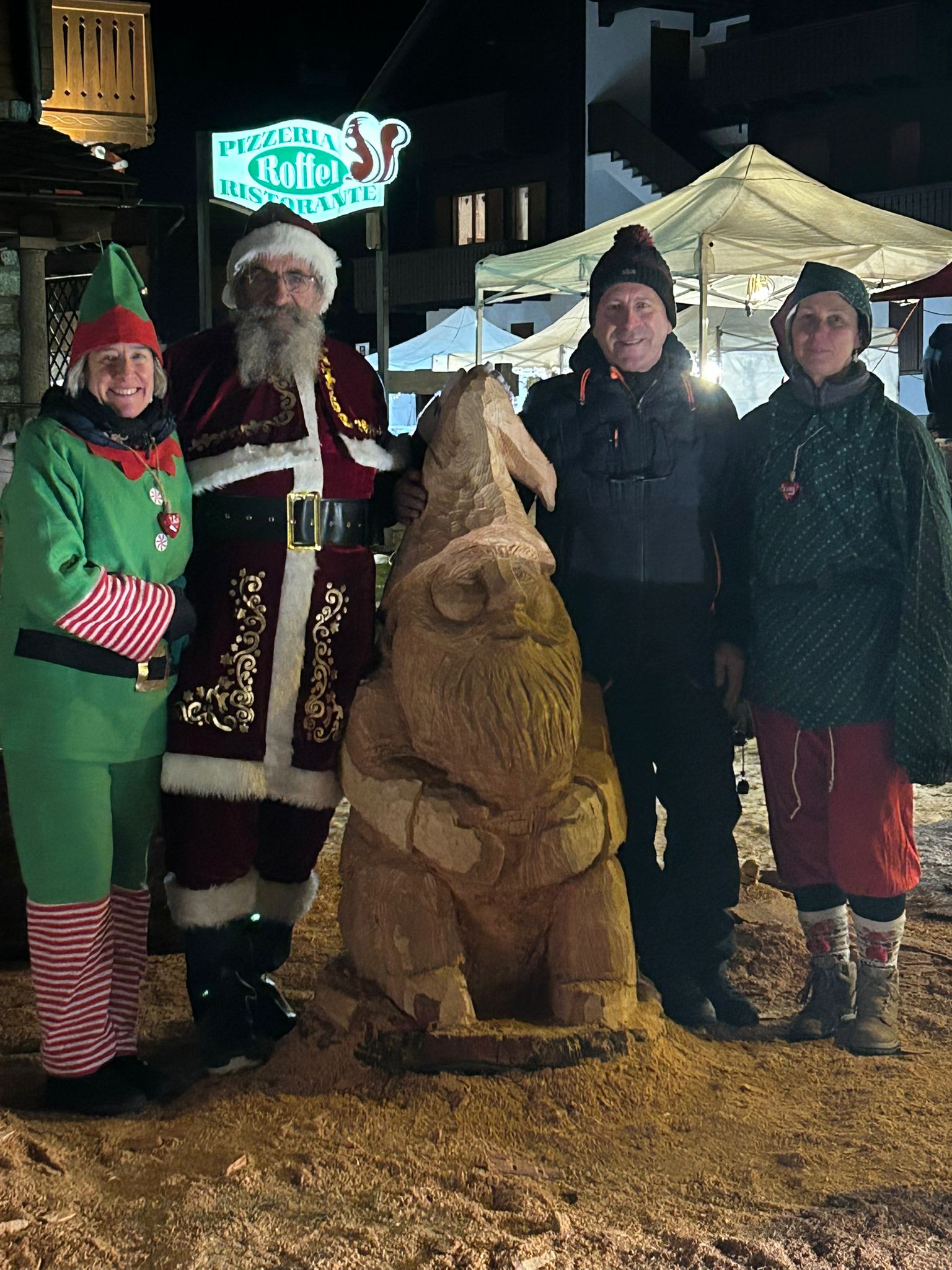 Elfi, Babbo Natale e Scultore