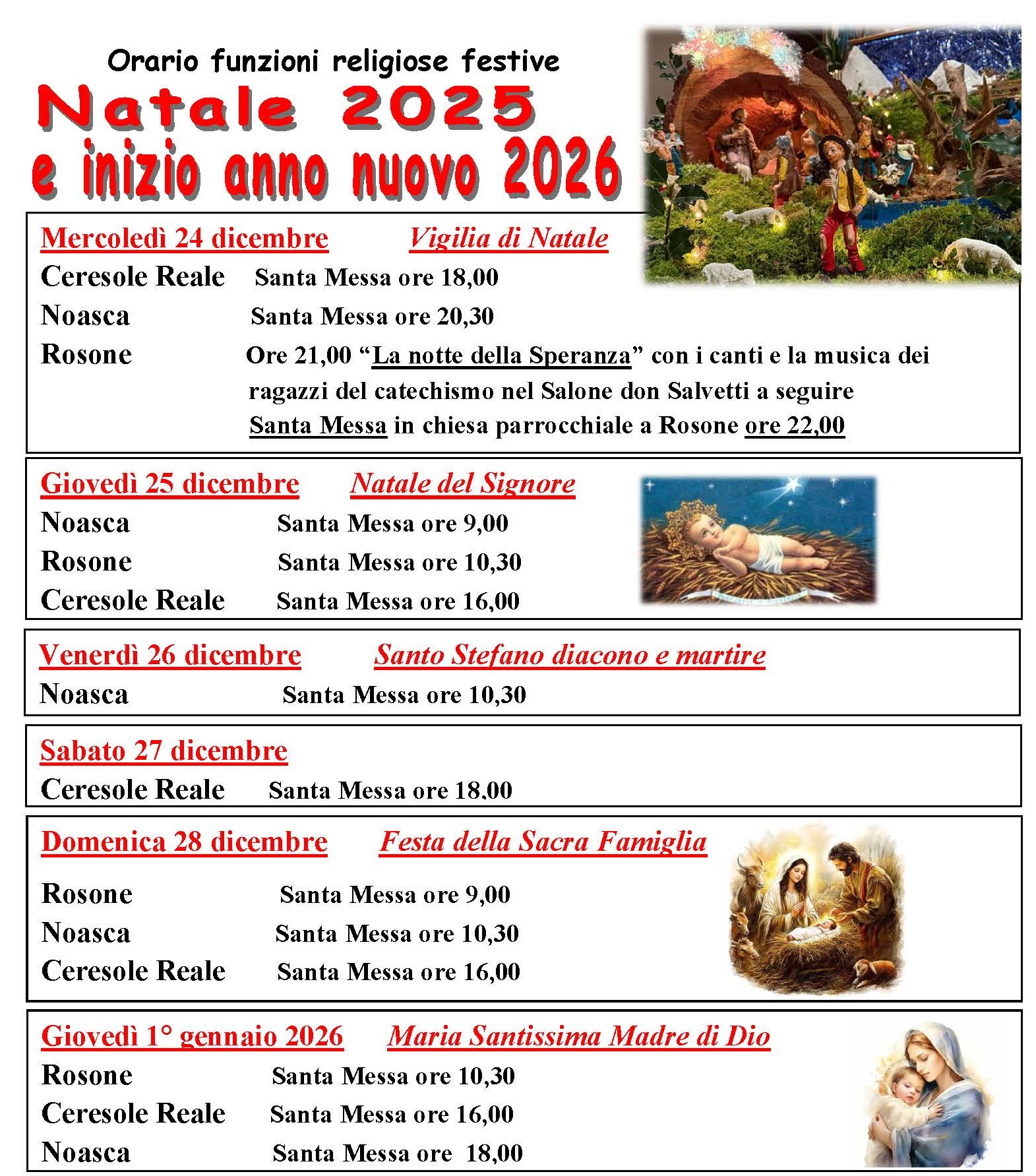 messe natale