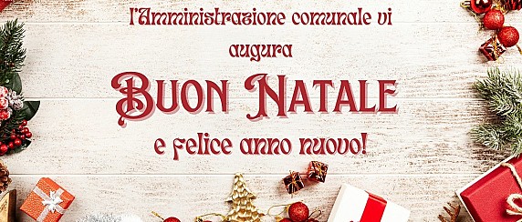 Auguri dell'Amministrazione Comunale