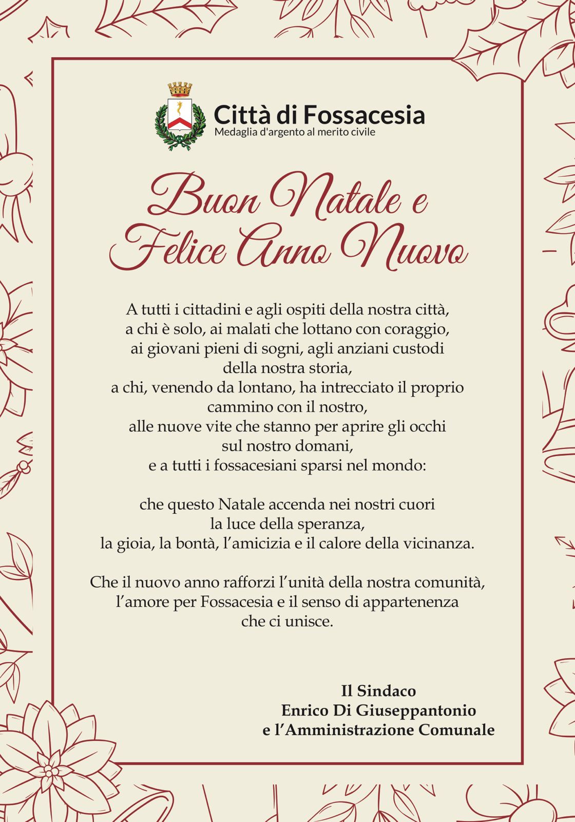 Locandina di Auguri 2025