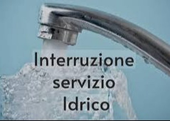 AVVISO INTERRUZIONE SERVIZIO IDRICO