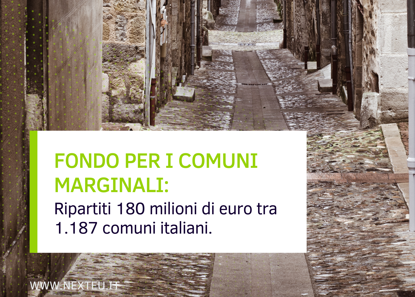 CONTRIBUTI A VALERE SUL FONDO COMUNI MARGINALI – ANNUALITA’ 2023