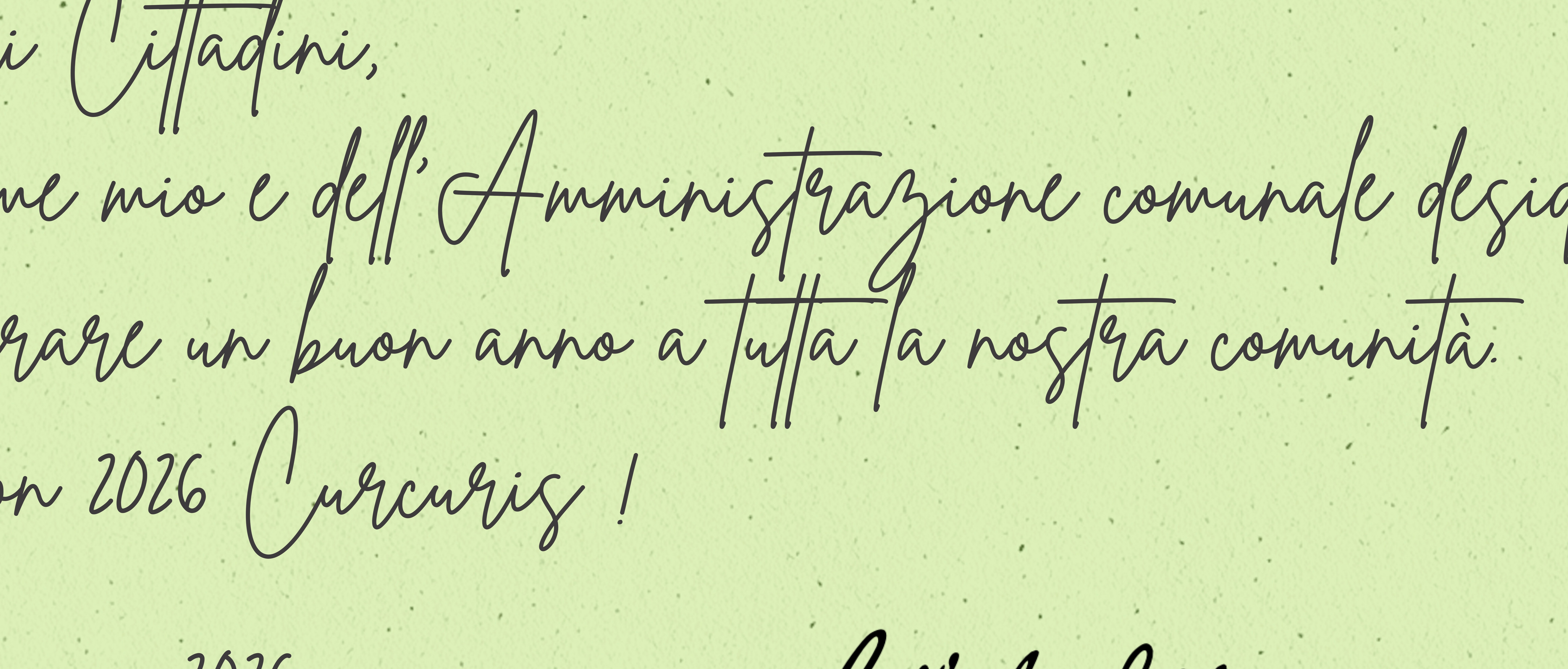 Tanti auguri di buon anno