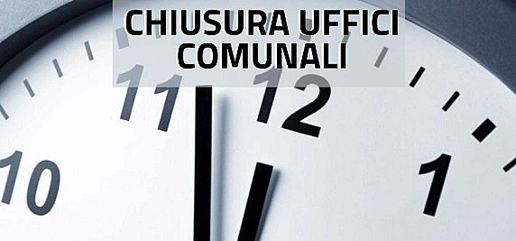 Chiusura uffici comunali - 05.01.2026
