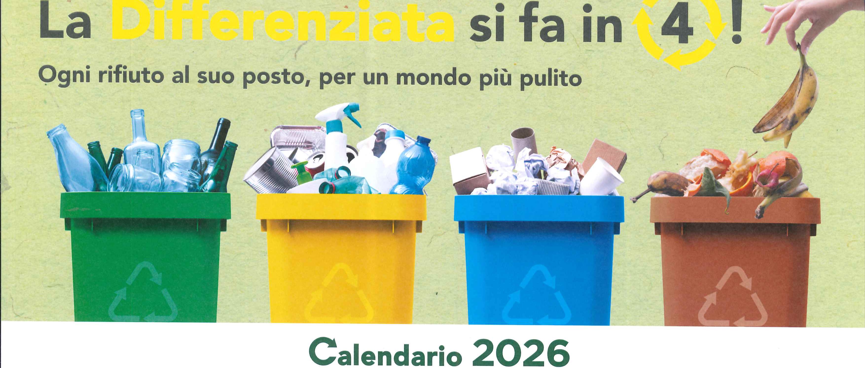 calendario differenziata 2026