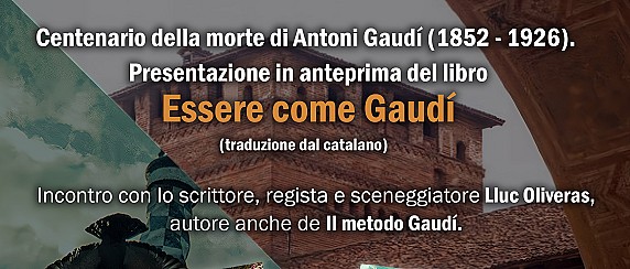 Incontro con l'autore e sceneggiatore Lluc Oliveras - Domenica 11/1