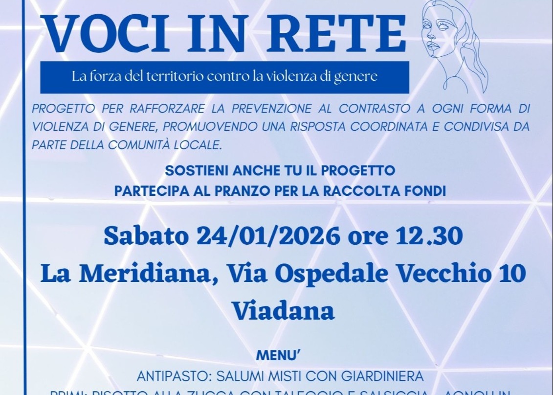 Pranzo solidale a sostegno del progetto "VOCI IN RETE"